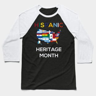 Hispanic Heritage Month Shirt Baseball T-Shirt